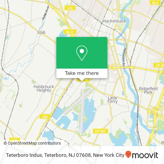 Teterboro Indus, Teterboro, NJ 07608 map