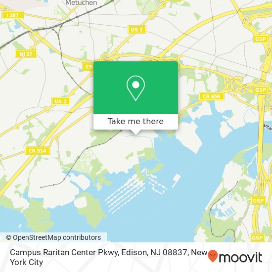 Campus Raritan Center Pkwy, Edison, NJ 08837 map
