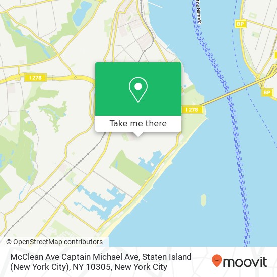 McClean Ave Captain Michael Ave, Staten Island (New York City), NY 10305 map