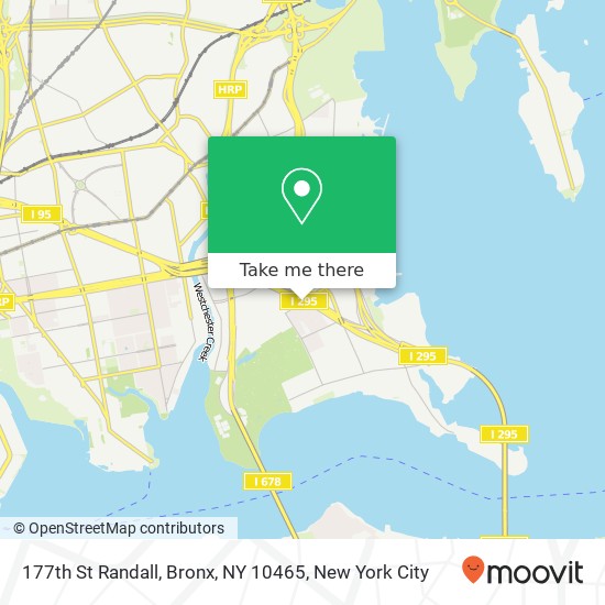 Mapa de 177th St Randall, Bronx, NY 10465