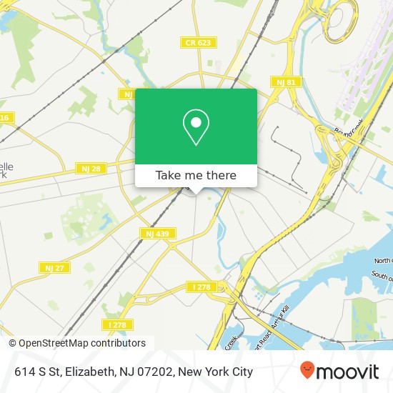 614 S St, Elizabeth, NJ 07202 map