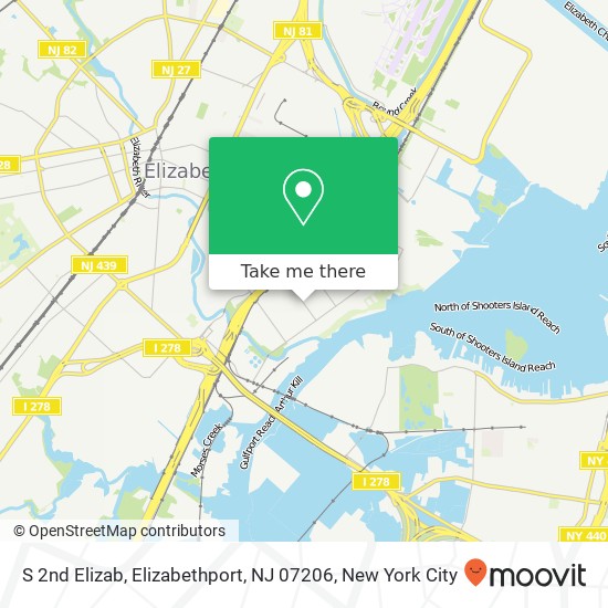 S 2nd Elizab, Elizabethport, NJ 07206 map