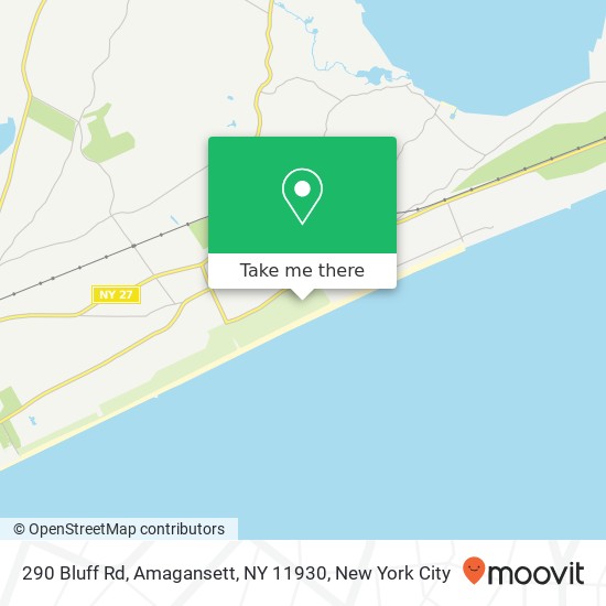 290 Bluff Rd, Amagansett, NY 11930 map