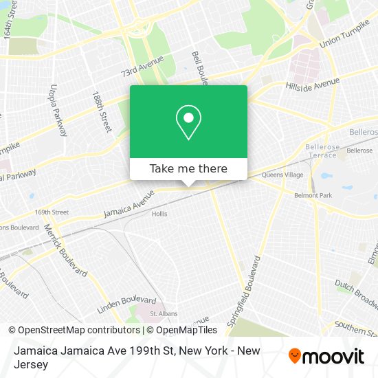 Mapa de Jamaica Jamaica Ave 199th St