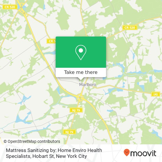 Mapa de Mattress Sanitizing by: Home Enviro Health Specialists, Hobart St