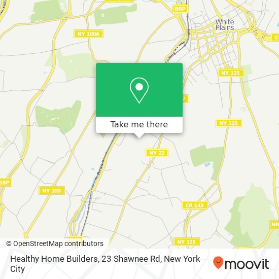 Mapa de Healthy Home Builders, 23 Shawnee Rd