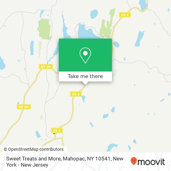 Sweet Treats and More, Mahopac, NY 10541 map