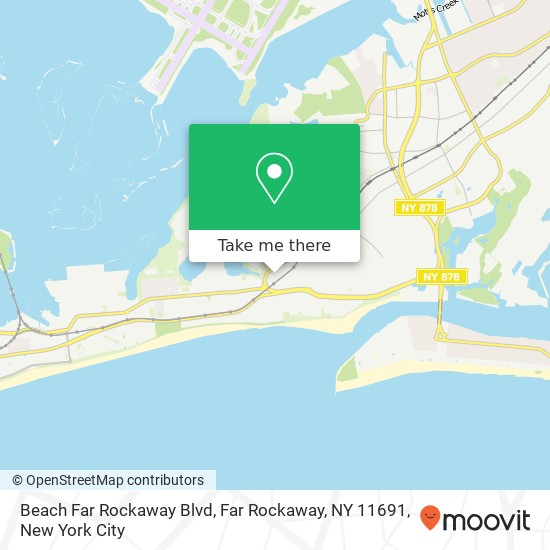 Mapa de Beach Far Rockaway Blvd, Far Rockaway, NY 11691