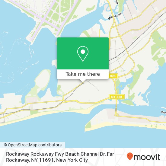 Rockaway Rockaway Fwy Beach Channel Dr, Far Rockaway, NY 11691 map