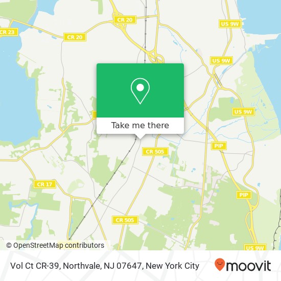 Vol Ct CR-39, Northvale, NJ 07647 map