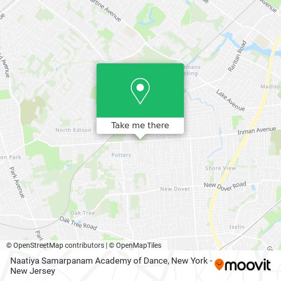 Mapa de Naatiya Samarpanam Academy of Dance