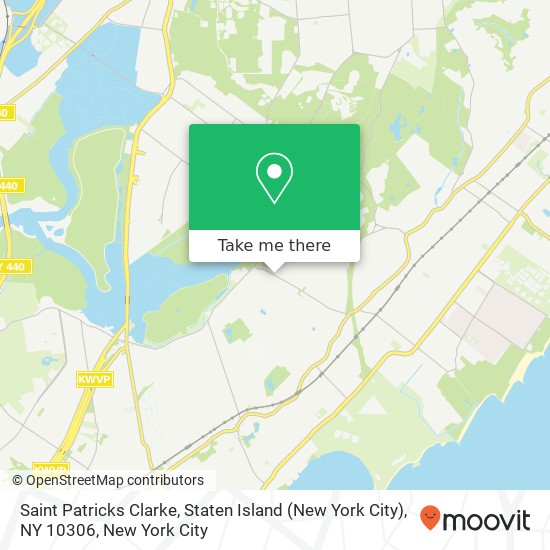 Saint Patricks Clarke, Staten Island (New York City), NY 10306 map