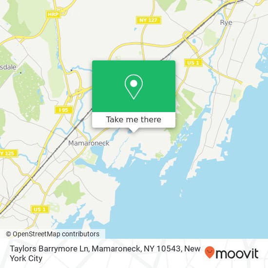 Taylors Barrymore Ln, Mamaroneck, NY 10543 map