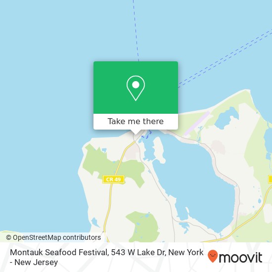 Montauk Seafood Festival, 543 W Lake Dr map