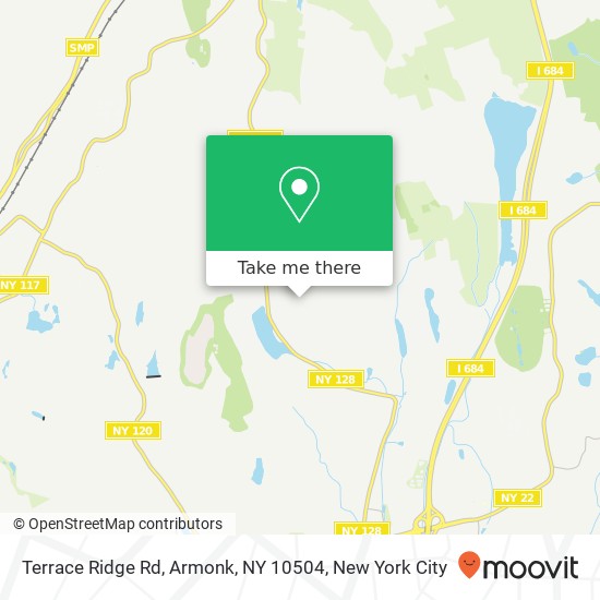 Mapa de Terrace Ridge Rd, Armonk, NY 10504