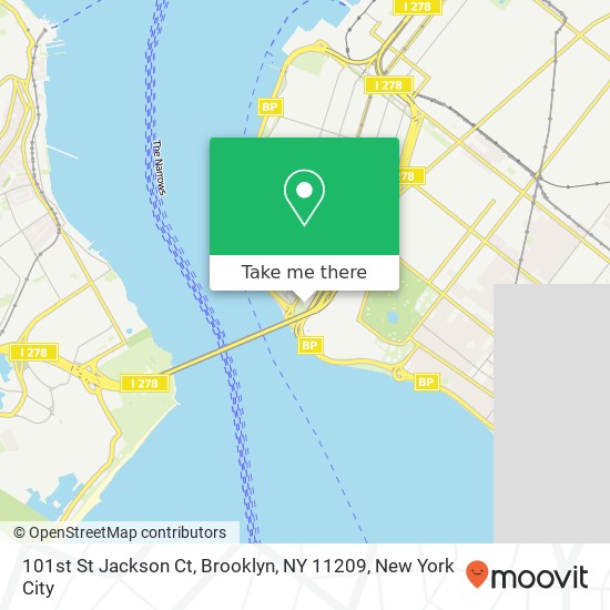 101st St Jackson Ct, Brooklyn, NY 11209 map