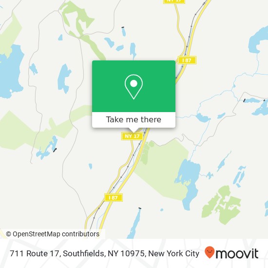 711 Route 17, Southfields, NY 10975 map