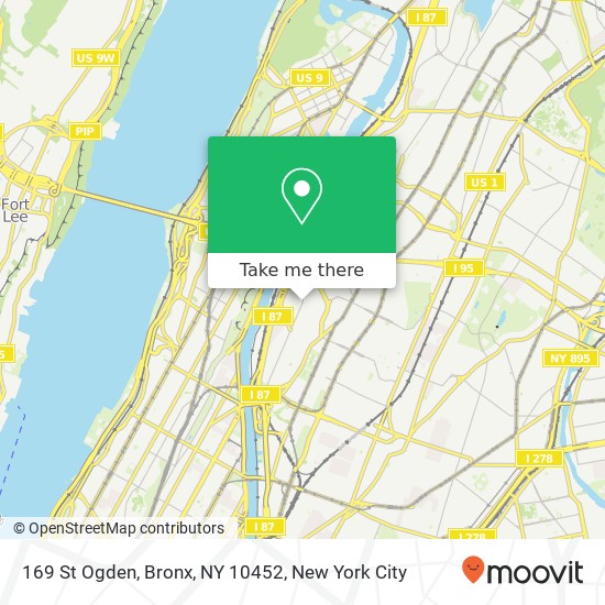 169 St Ogden, Bronx, NY 10452 map