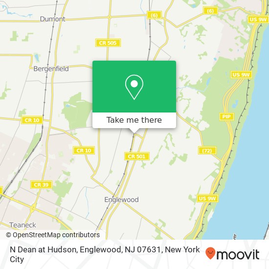 N Dean at Hudson, Englewood, NJ 07631 map