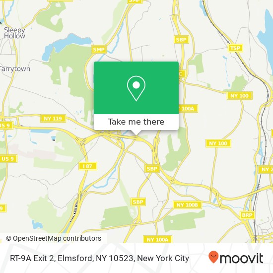 Mapa de RT-9A Exit 2, Elmsford, NY 10523