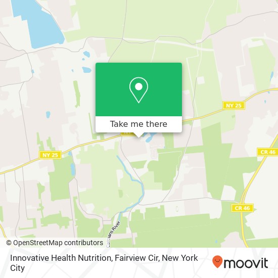 Innovative Health Nutrition, Fairview Cir map