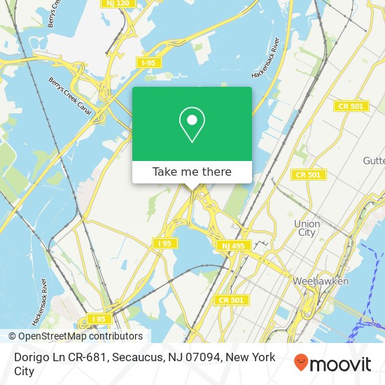 Dorigo Ln CR-681, Secaucus, NJ 07094 map