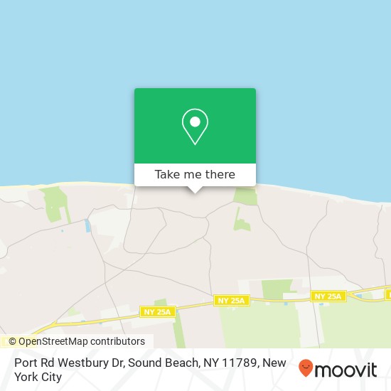 Port Rd Westbury Dr, Sound Beach, NY 11789 map