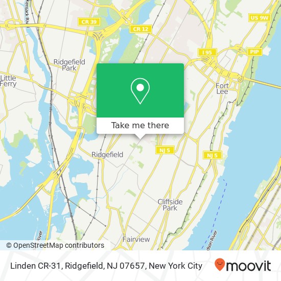 Linden CR-31, Ridgefield, NJ 07657 map