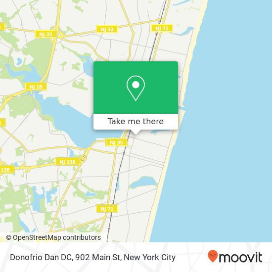 Mapa de Donofrio Dan DC, 902 Main St