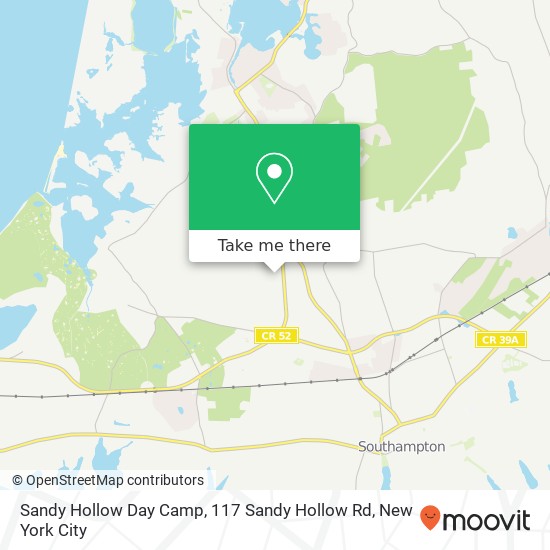 Mapa de Sandy Hollow Day Camp, 117 Sandy Hollow Rd