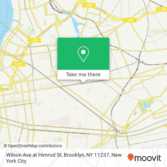 Wilson Ave at Himrod St, Brooklyn, NY 11237 map