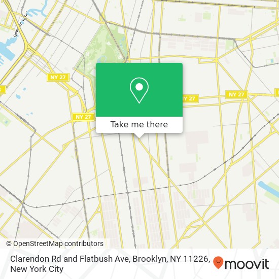 Clarendon Rd and Flatbush Ave, Brooklyn, NY 11226 map
