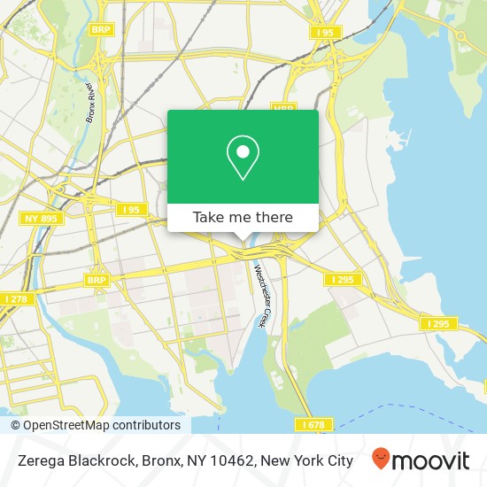 Mapa de Zerega Blackrock, Bronx, NY 10462