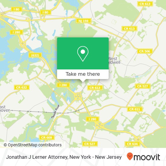 Jonathan J Lerner Attorney, 105 Eisenhower Pkwy map