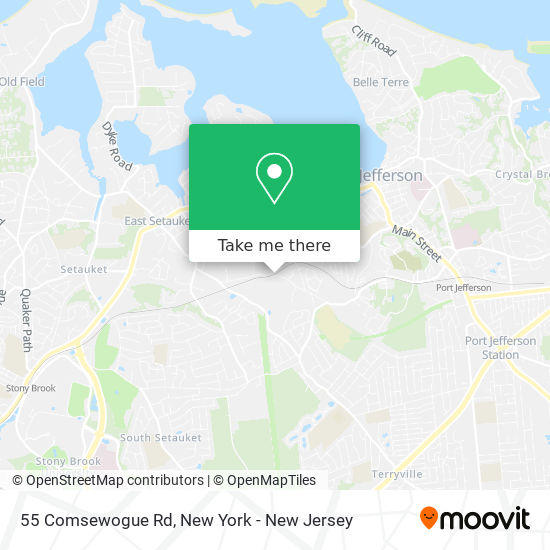 Mapa de 55 Comsewogue Rd