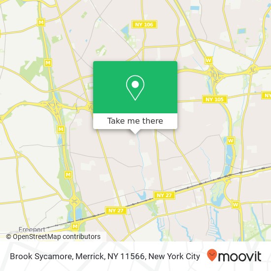 Brook Sycamore, Merrick, NY 11566 map
