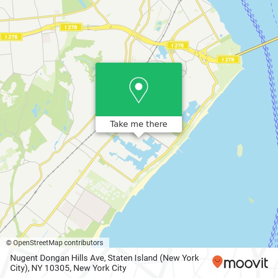 Nugent Dongan Hills Ave, Staten Island (New York City), NY 10305 map