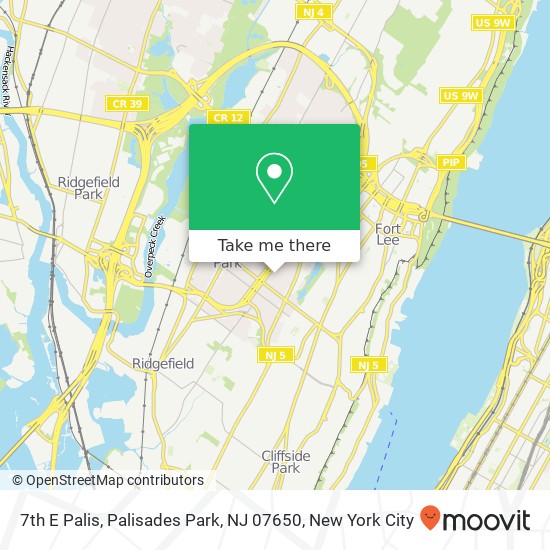 7th E Palis, Palisades Park, NJ 07650 map