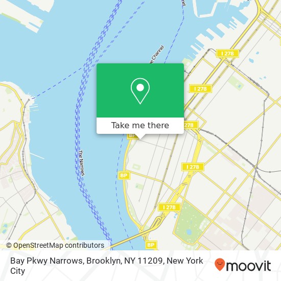 Mapa de Bay Pkwy Narrows, Brooklyn, NY 11209