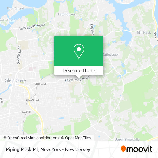 Mapa de Piping Rock Rd