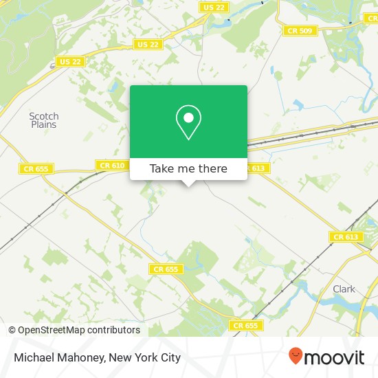 Mapa de Michael Mahoney