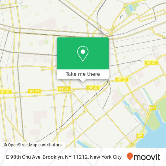 E 98th Chu Ave, Brooklyn, NY 11212 map