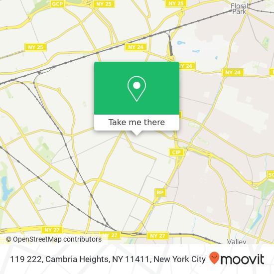 119 222, Cambria Heights, NY 11411 map