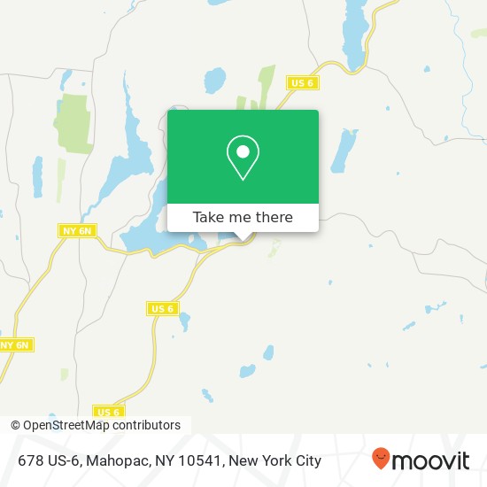 Mapa de 678 US-6, Mahopac, NY 10541