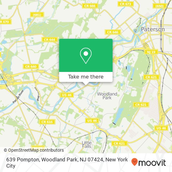 639 Pompton, Woodland Park, NJ 07424 map