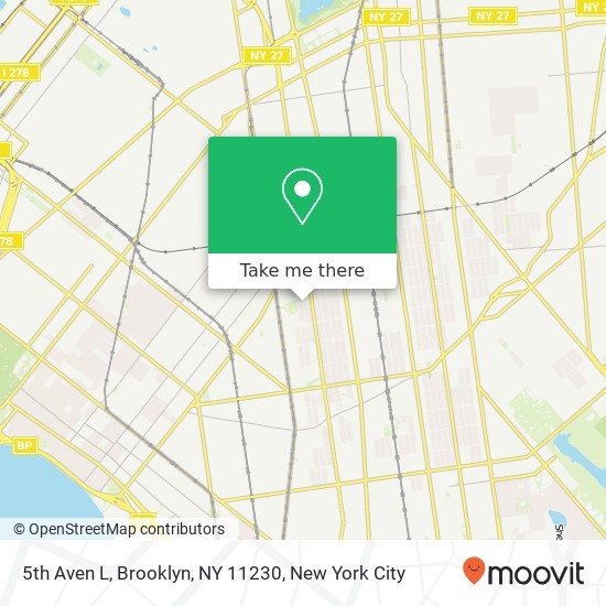 5th Aven L, Brooklyn, NY 11230 map