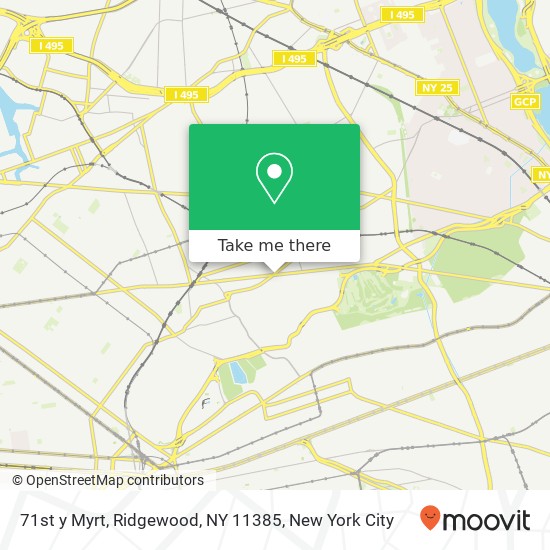 71st y Myrt, Ridgewood, NY 11385 map