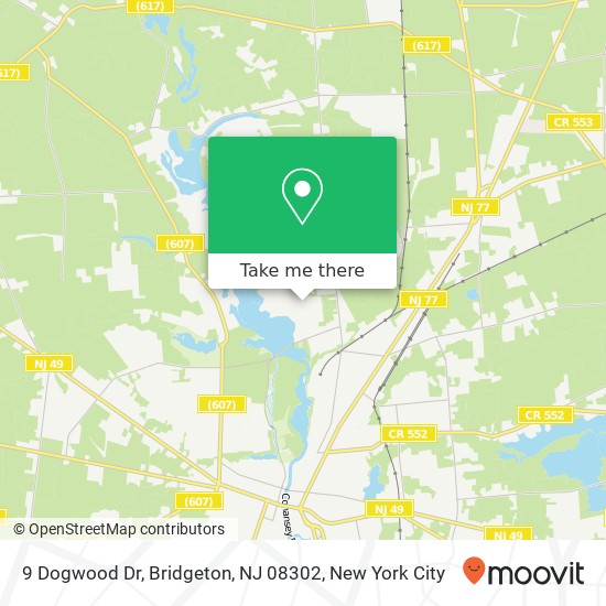 9 Dogwood Dr, Bridgeton, NJ 08302 map