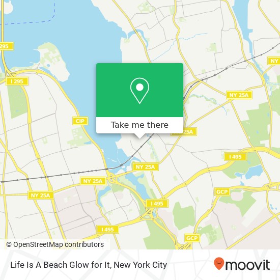 Life Is A Beach Glow for It map