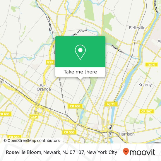 Roseville Bloom, Newark, NJ 07107 map